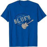 T-shirt pour hommes Livin' On Blues Power — T-shirts pour hommes