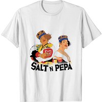 T-shirt Noir Simple Art 1985 Salt N Pepa pour Hommes — T-shirts pour hommes