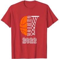 Senior 2022 T-Shirt for Men's Graduation Basketball Player — Mens T Shirts