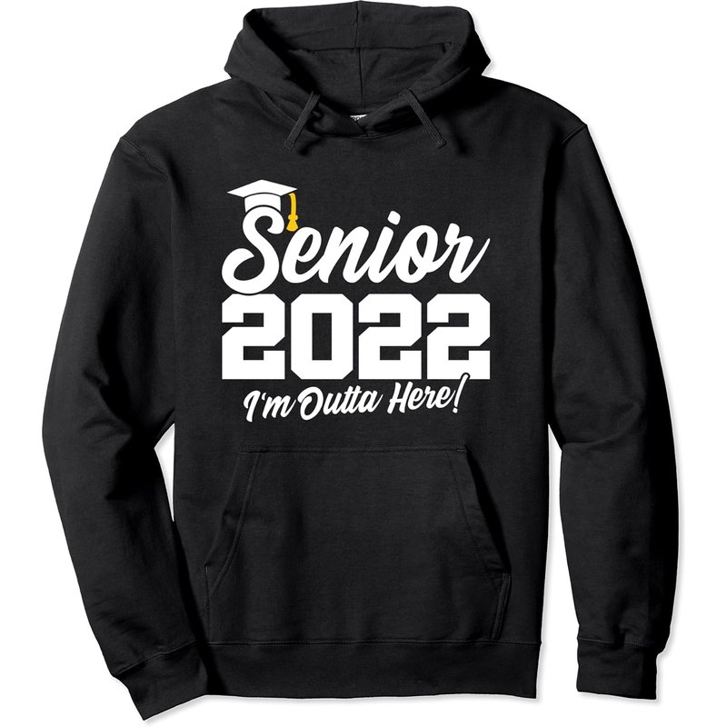 Hoodie de dernière année pour la promotion de 2022 — Sweats à capuche pour hommes