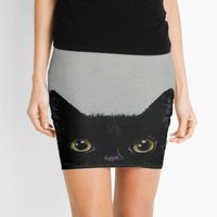 Jupe Mini Black Cat pour Femmes — Jupes