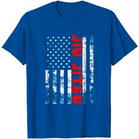 T-shirt de Jiu Jitsu Brésilien Drapeau Américain US pour Hommes — T-shirts pour hommes