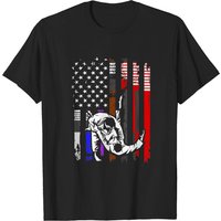 Brazilian Jiu Jitsu Stars & Stripes Rank BJJ Flag T-Shirt for Men