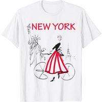 New York Bicycle T-Shirt for Men - 5 Color Options — Mens T Shirts
