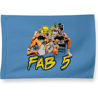 Fab 5 House Flags - Double-Sided Outdoor Flags
