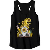 Sunflower Gnome With Bee Men's Tank Top — Mens T Shirts