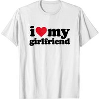 T-shirt I Love My GF pour hommes en bleu royal