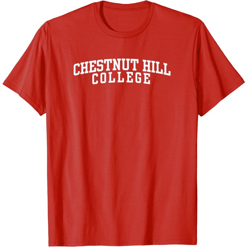 T-shirt pour hommes Chestnut Hill College OC0546 en noir — T-shirts pour hommes