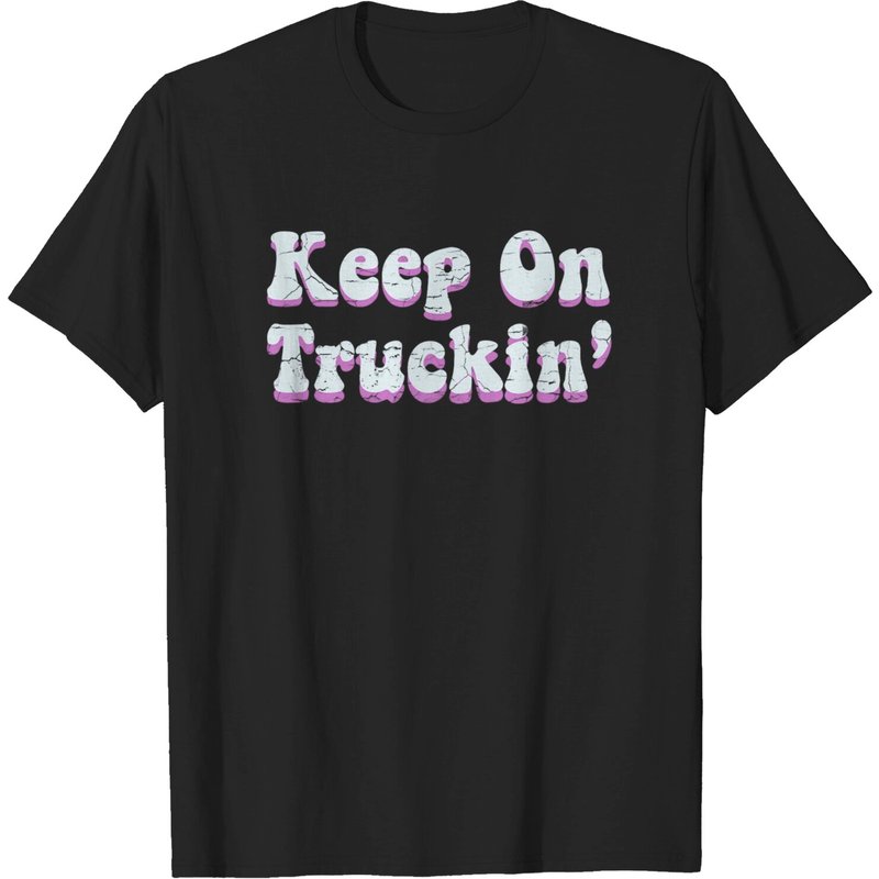 T-shirt Vintage 1970 Keep On Truckin pour hommes — T-shirts pour hommes