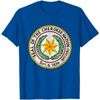 T-shirt pour hommes Seal of the Cherokee Nation - Fierté amérindienne
