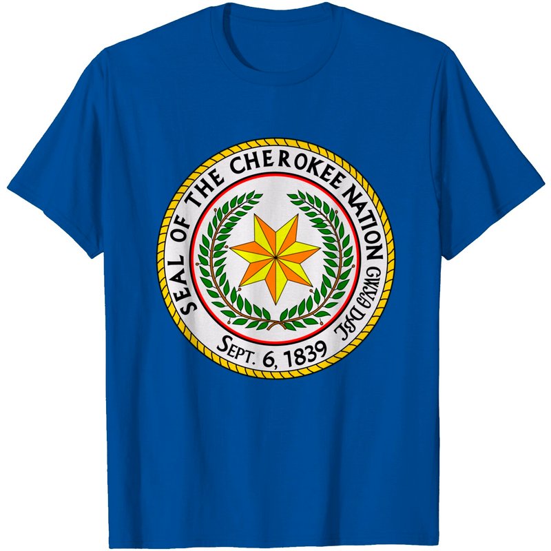 T-shirt pour hommes Seal of the Cherokee Nation - Fierté amérindienne — T-shirts pour hommes