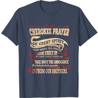T-Shirt de Prière Cherokee Amérindien pour Hommes — T-shirts pour hommes