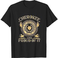 T-shirt Cherokees Natives American Fier de l'Être pour Hommes