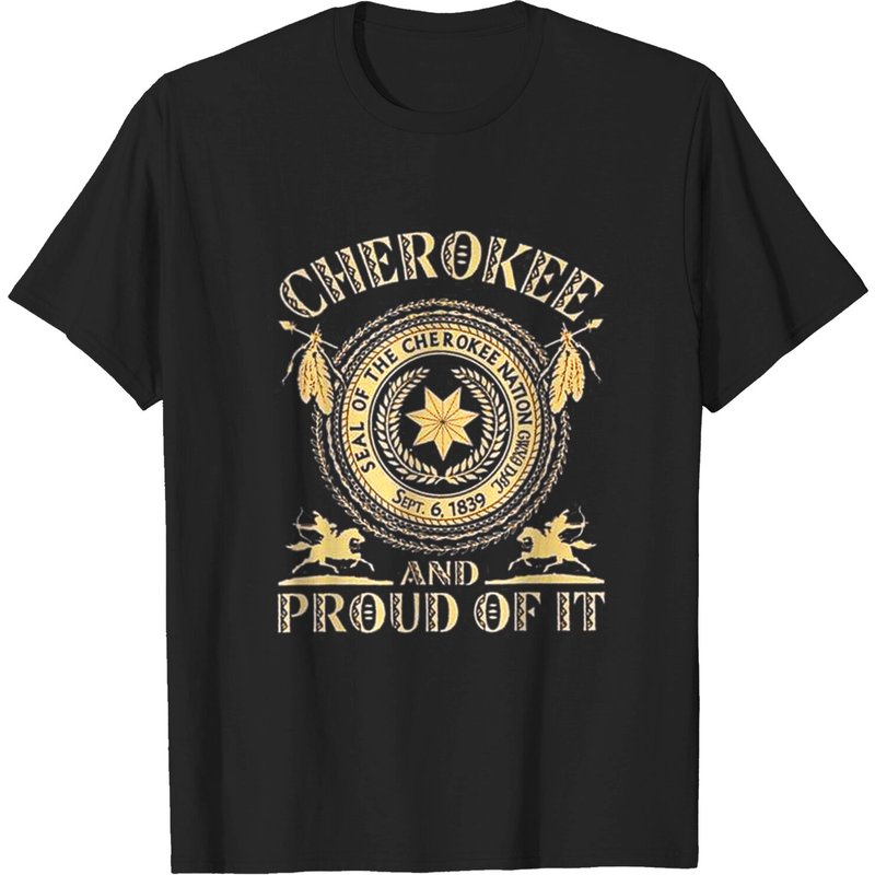 T-shirt Cherokees Natives American Fier de l'Être pour Hommes — T-shirts pour hommes