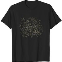 T-shirt Étoiles Constellations Astronomie Cosmos Galaxie pour Hommes — T-shirts pour hommes
