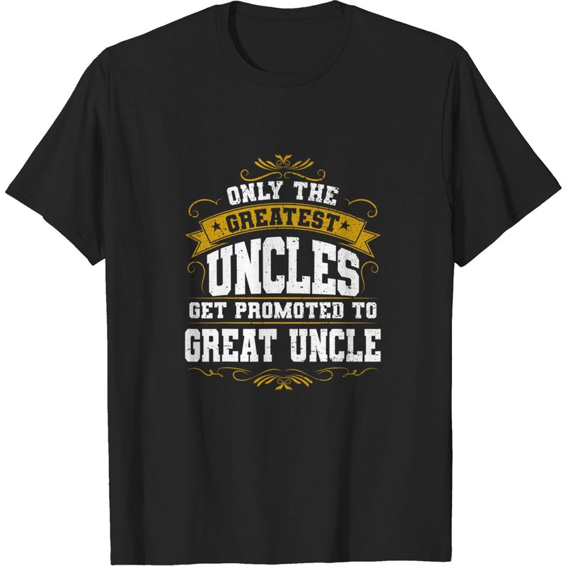 T-Shirt pour Grand-Oncle en Noir — T-shirts pour hommes