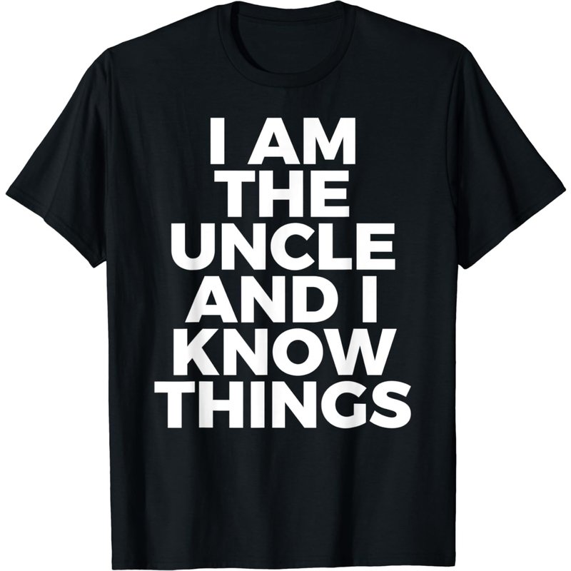 Funny Gift for Cool Uncle New Uncle T-Shirt for Men