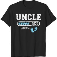 Mens Uncle 2022 Loading Pregnancy Announcement T-Shirt