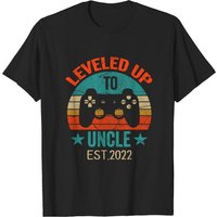 Leveled Up To Uncle 2022 T-Shirt for Men