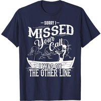 Désolé, j'ai manqué votre appel, j'étais en ligne T-shirt pour hommes — T-shirts pour hommes