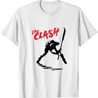 T-shirts pour hommes The Clash en couleurs unies et chinées