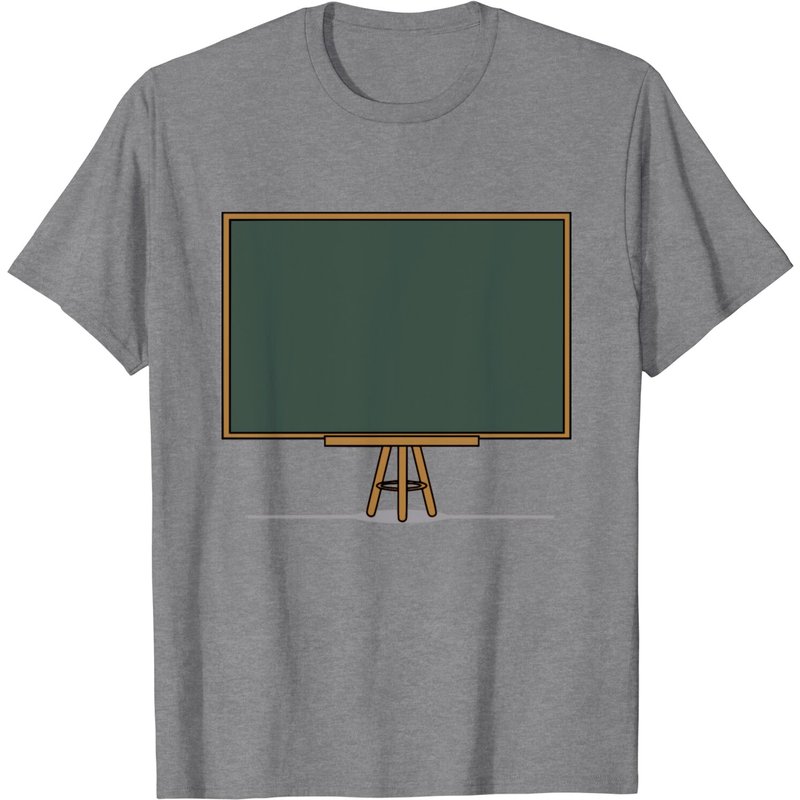 T-shirt Chalk Board pour hommes - Noir — T-shirts pour hommes