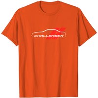 T-shirt Moderne Challenger pour Hommes en Noir
