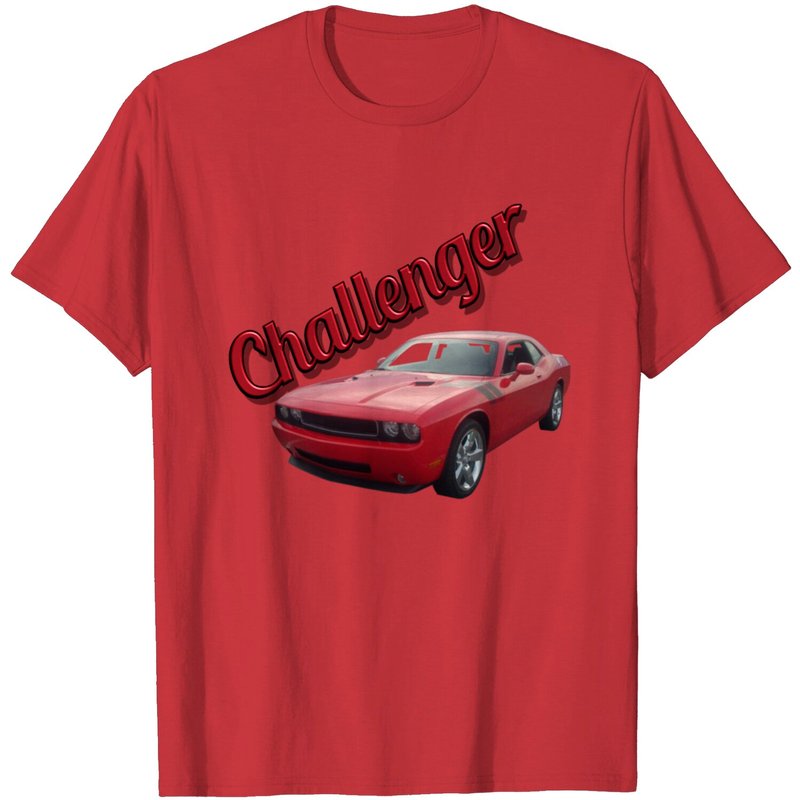 T-Shirt Rouge Challenger pour Hommes — T-shirts pour hommes