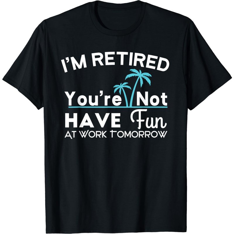 Je suis à la retraite, vous ne l'êtes pas - T-shirt pour homme — T-shirts pour hommes