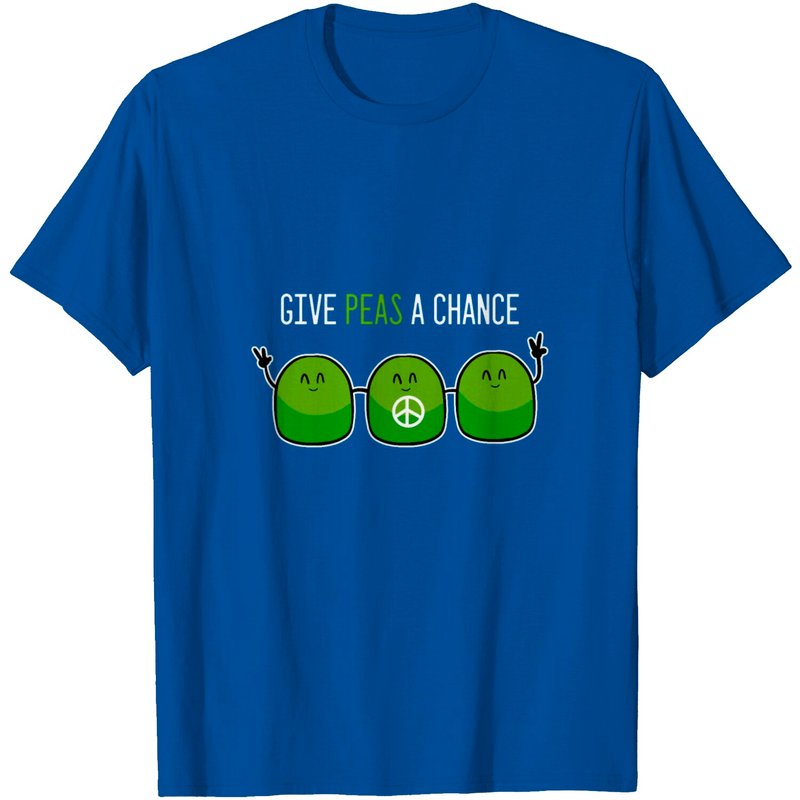 T-shirt pour hommes Give Peas A Chance Foodie Cook Gift — T-shirts pour hommes