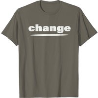 T-Shirt Change pour Hommes - Noir