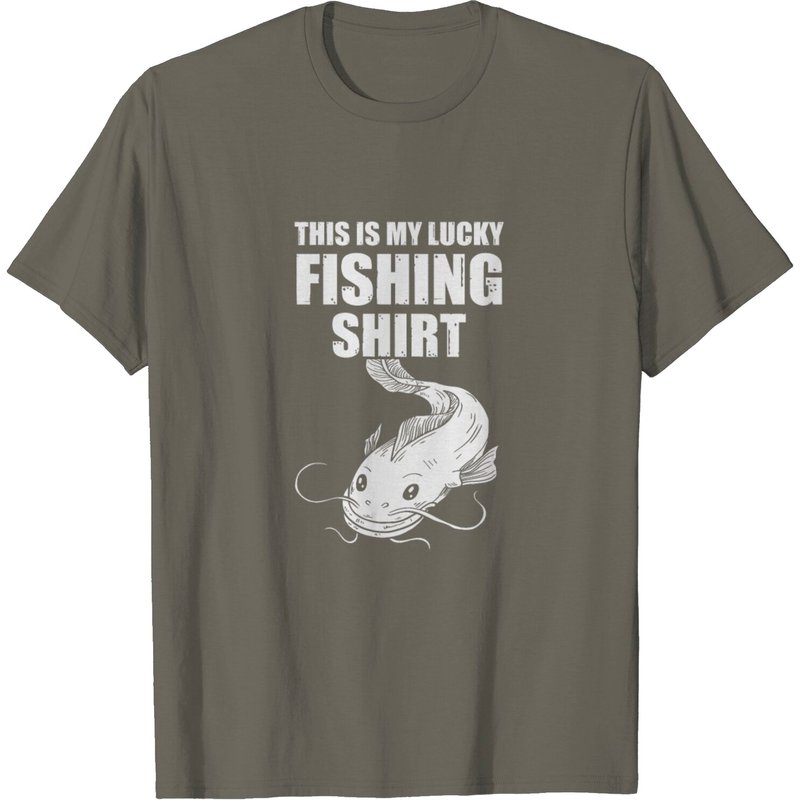 T-shirt de pêche Catfish pour hommes - T-shirt noir — T-shirts pour hommes