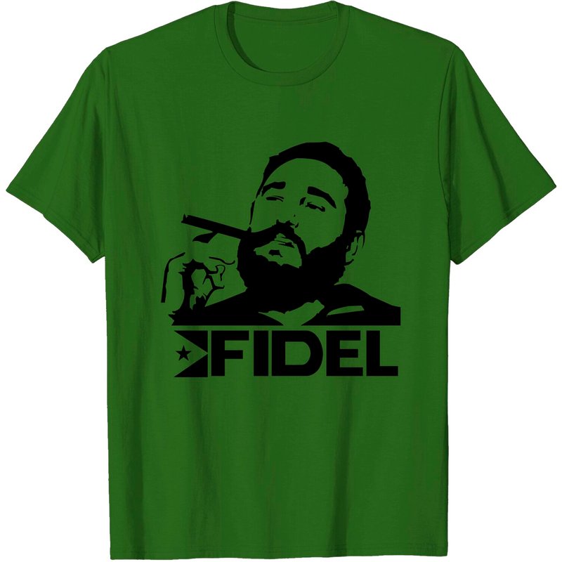 T-shirt Fidel Castro Cuba Révolution pour hommes — T-shirts pour hommes