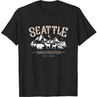 T-shirt Souvenir de Seattle pour Hommes