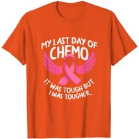 Chemo Last Day T-Shirt for Men in Black