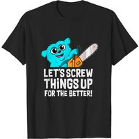 T-shirt classique Chainsaw Beebo pour hommes en noir — T-shirts pour hommes