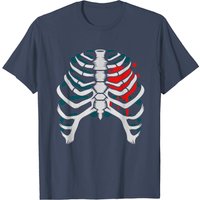 T-Shirt Squelette d'un Thorax Humain pour Hommes — T-shirts pour hommes