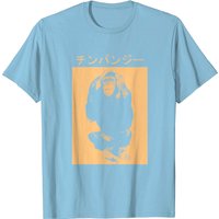 Chimpanzee Japanese T Shirt for Men in Black — Mens T Shirts