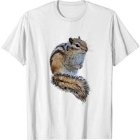 T-Shirt pour hommes Chipmunk en noir — T-shirts pour hommes