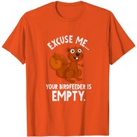 Funny Squirrel Whisperer Bird Feeder T-Shirt for Men — Mens T Shirts
