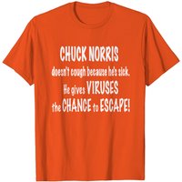 Chuck Norris : Viruses Escape - T-shirt blanc pour hommes