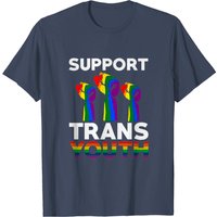 T-shirt classique pour hommes Support Trans Youth Transgender Gay Pride — T-shirts pour hommes