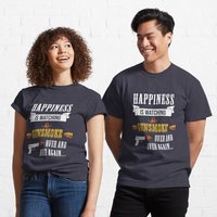 Happiness Is Watching Gunsmoke T-Shirt Classique pour Hommes