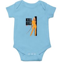 Kill Bill Movie Yellow Suit Poster Baby Onesie