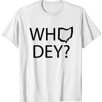 T-shirt Who Dey pour hommes en bleu royal