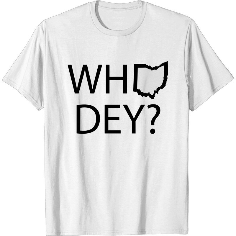 Who Dey Men's T Shirt in Royal Blue — Mens T Shirts