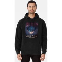 Arcane Fan Art Pullover Hoodie for Unisex — Mens Hoodies