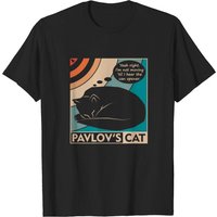 T-shirt Humoristique Psychologie Chat de Pavlov pour Hommes