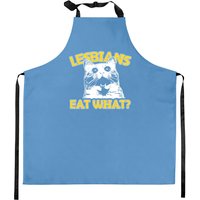 Cat Lovers Lesbians Eat What? Kitchen Aprons for Women