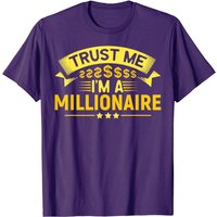 T-shirt Trust Me I'm A Millionaire pour hommes